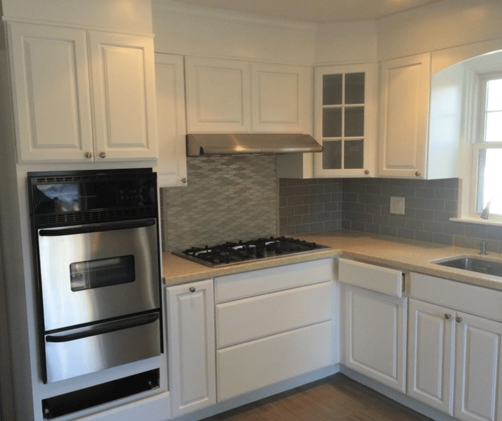 cleaning white kitchen cabinets