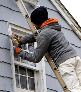 check the caulking around your window frames periodically